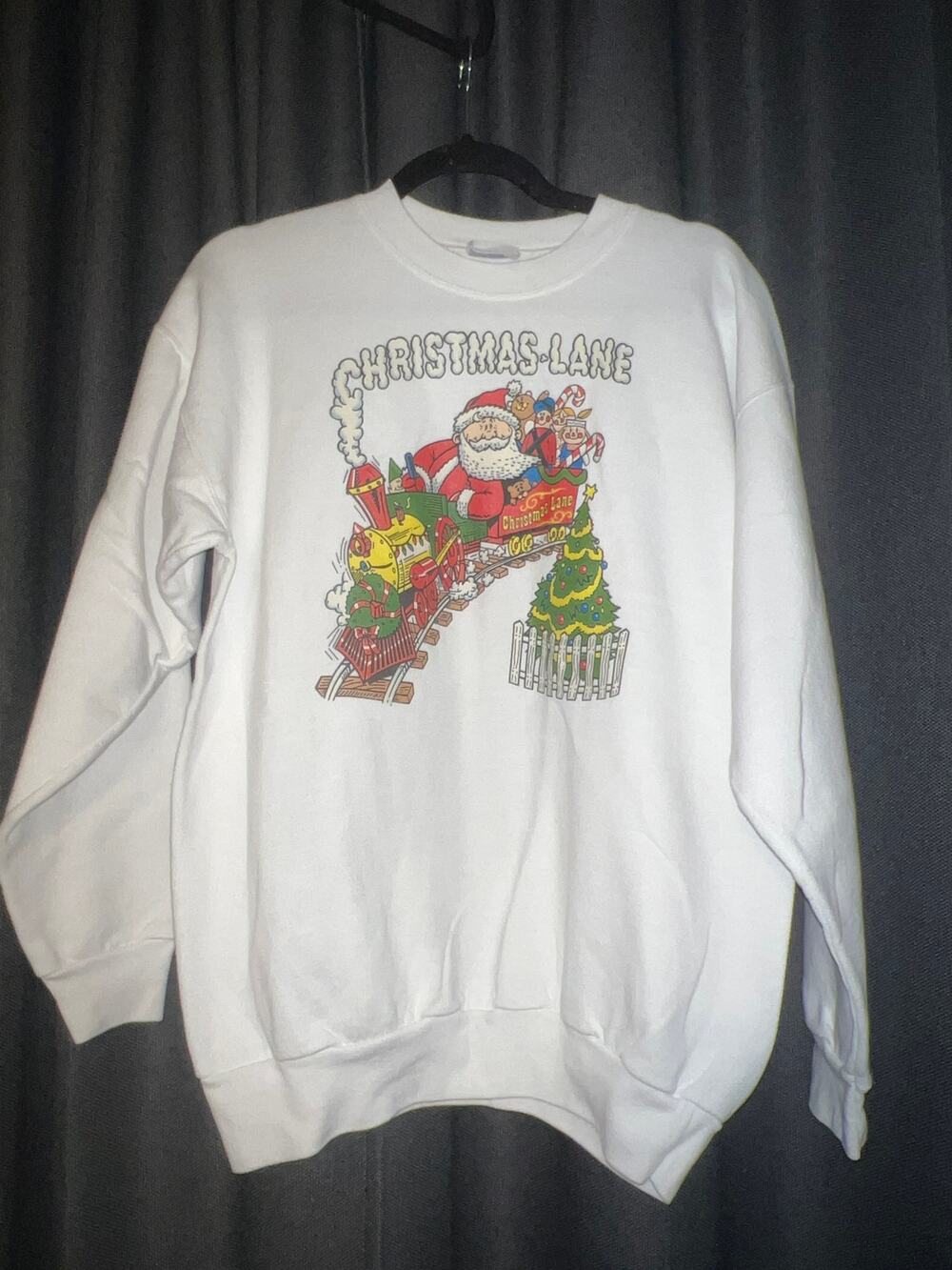 Ugly Christmas Sweater Xmas Sweatshirt Crewneck Size Medium Vintage